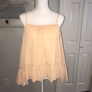 Lovers + friends sheer blouse